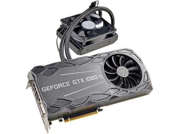 buy EVGA GeForce GTX 1080 FTW HYBRID GAMING 8GB, 08G-P4-6288-KR, GDDR5X, RGB LED, All-In-One Watercooling with 10CM FAN, 10 Power Phases, Double BIOS, DX12 OSD Support (PXOC) Video Graphics Card online
