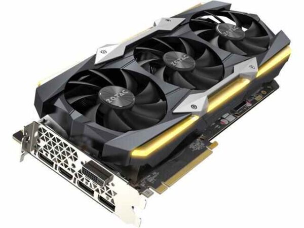 buy ZOTAC GeForce GTX 1080 Ti AMP Extreme Core 11GB GDDR5X 352-bit Gaming Graphics Card VR Ready 16+2 Power Phase Freeze Fan Stop IceStorm Cooling Spectra Lighting ZT-P10810F-10P online