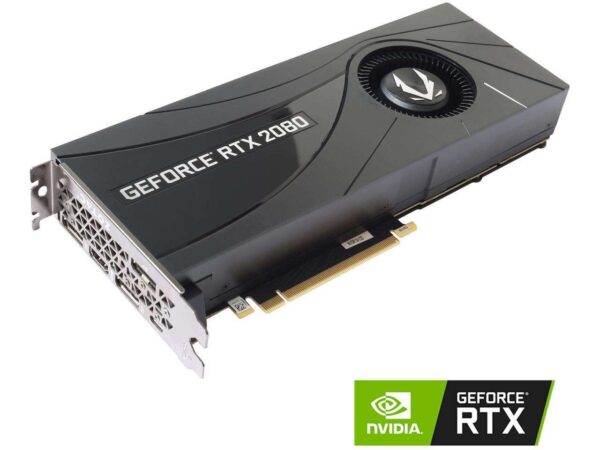 buy ZOTAC GAMING GeForce RTX 2080 Blower 8GB GDDR6 256-bit Gaming Graphics Card, Metal Backplate (ZT-T20800A-10P) online