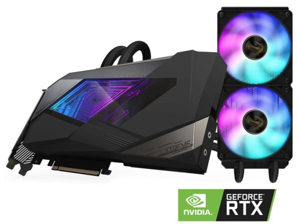 buy GIGABYTE AORUS GeForce RTX 3080 XTREME WATERFORCE 10GB Video Card, GV-N3080AORUSX W-10GD online