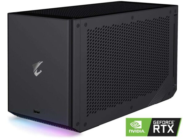 buy GIGABYTE AORUS RTX 3090 GAMING BOX eGPU, WATERFORCE All-in-One Cooling System, Thunderbolt 3, GV-N3090IXEB-24GD External Graphics Card online