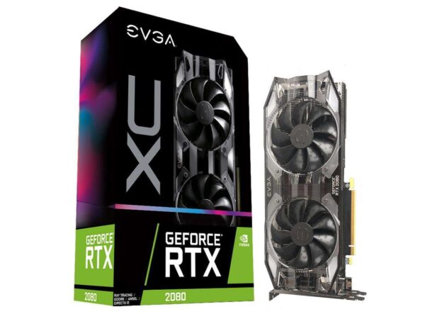 buy EVGA GeForce RTX 2080 XC GAMING, 8GB GDDR6, Dual HDB Fans & RGB LED Graphics Card 08G-P4-2182-KR online