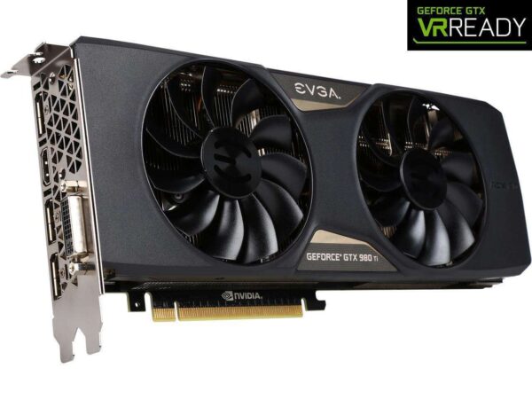 buy EVGA GeForce GTX 980 Ti 06G-P4-4995-KR 6GB SC+ GAMING w/ACX 2.0+, Whisper Silent Cooling w/ Free Installed Backplate Graphics Card online