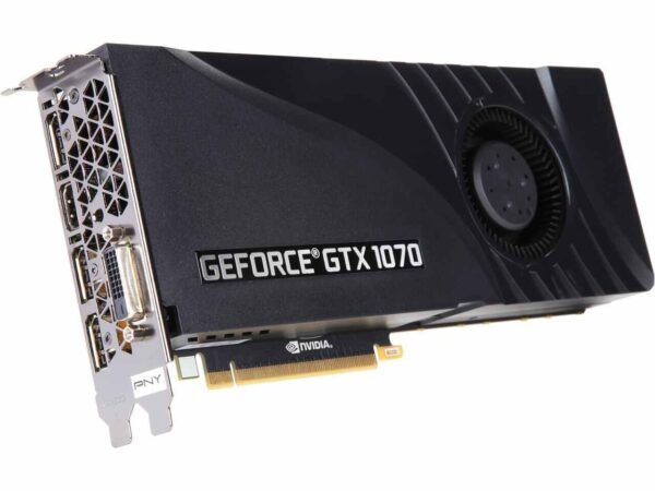 buy PNY GeForce GTX 1070 DirectX 12 VCGGTX10708PB 8GB 256-Bit GDDR5 PCI Express 3.0 x16 SLI Support Video Card online