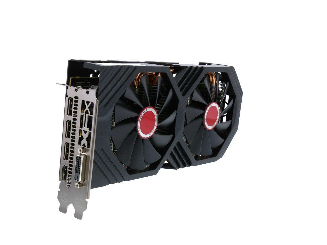 XFX - AMD Radeon RX 580 GTS Black Edition 8GB GDDR5 PCI Express 3.0  Graphics Card - Black (Used) 