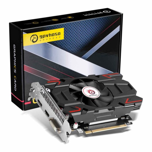 buy GPVHOSO AMD Radeon RX 560 Graphics Card, 1150MHz, 4GB 128-Bit GDDR5 PCI Express 3.0 x 8, DP/HDMI/DVI-D Tri-Ports, 4K Output, DirectX 12, OpenGL 4.5, Computer GPU, Desktop Gaming Video Card online