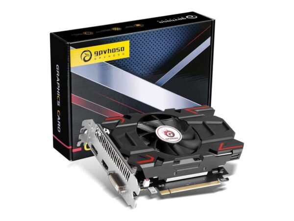 buy GPVHOSO AMD Radeon RX 550 Graphics Card, 1183MHz, 4GB 128-Bit GDDR5 PCI Express 3.0 x 8, DP/HDMI/DVI-D Tri-ports, 4K Output, DirectX 12, OpenGL 4.5, Computer GPU, Desktop Gaming Video Card online